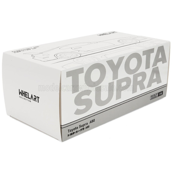 SUN STAR TOYOTA SUPRA (A80) RHD COUPE 2014 - SILVER 1/18