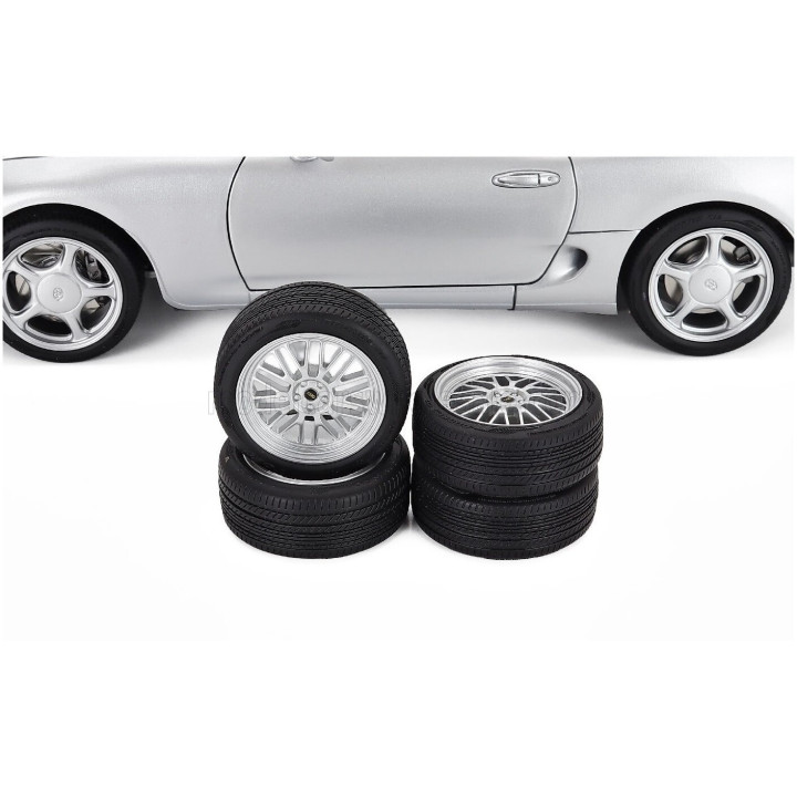 SUN STAR TOYOTA SUPRA (A80) LHD COUPE 2014 - SILVER 1/18