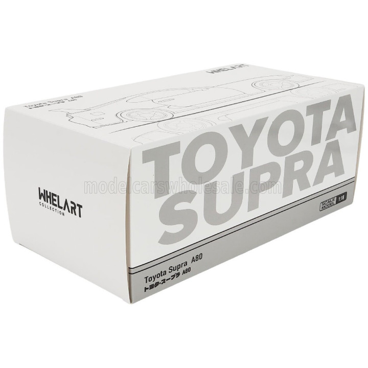 SUN STAR TOYOTA SUPRA (A80) LHD COUPE 2014 - SILVER 1/18