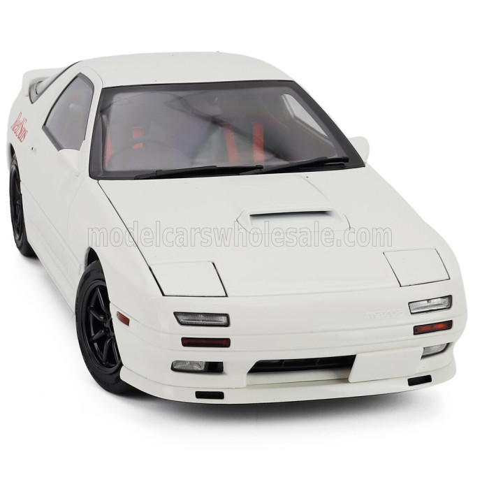 SUN STAR MAZDA RX-7 WITH TAKAHASHI RYOSUKE FIGURE 2006 - WHITE 1/18