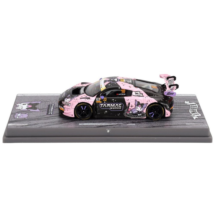 TARMAC AUDI R8 LMS GT3 EVO II 5.2L V10 TEAM UNO RACING N 10 FIA GT WOLRD CUP MACAU GT 2024 ADDERLY FONG - BLACK PINK 1/64