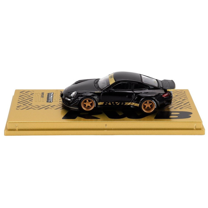 TARMAC PORSCHE 911 997 RWB COUPE 2008 - BLACK GOLD 1/64