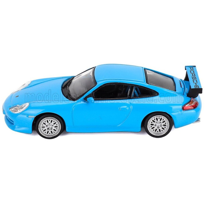 TARMAC PORSCHE 911 996 GT3 COUPE 2001 - BLUE 1/64