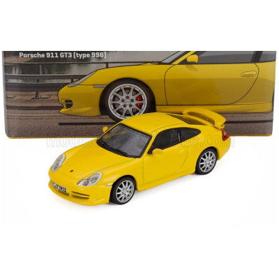 TARMAC PORSCHE 911 996 GT3 COUPE 2001 - YELLOW 1/64