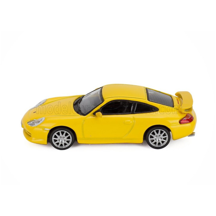 TARMAC PORSCHE 911 996 GT3 COUPE 2001 - YELLOW 1/64