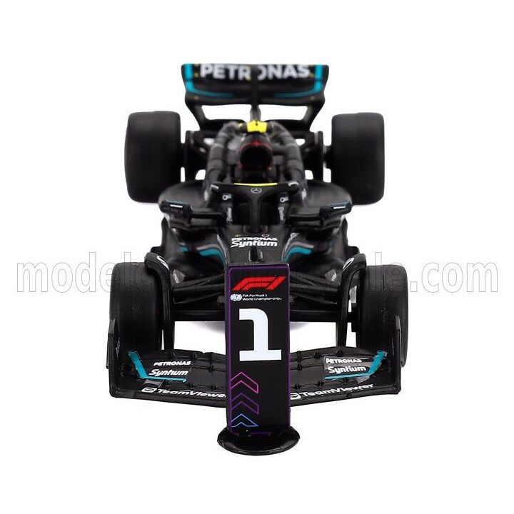 TARMAC MERCEDES GP F1 W14 TEAM MERCEDES-AMG PETRONAS FORMULA ONE N 44 POLE POSITION HUNGARIAN GP 2023 LEWIS HAMILTON - BLACK