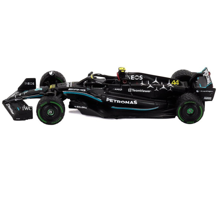 TARMAC MERCEDES GP F1 W14 TEAM MERCEDES-AMG PETRONAS FORMULA ONE N 44 MONACO GP 2023 LEWIS HAMILTON - BLACK 1/64