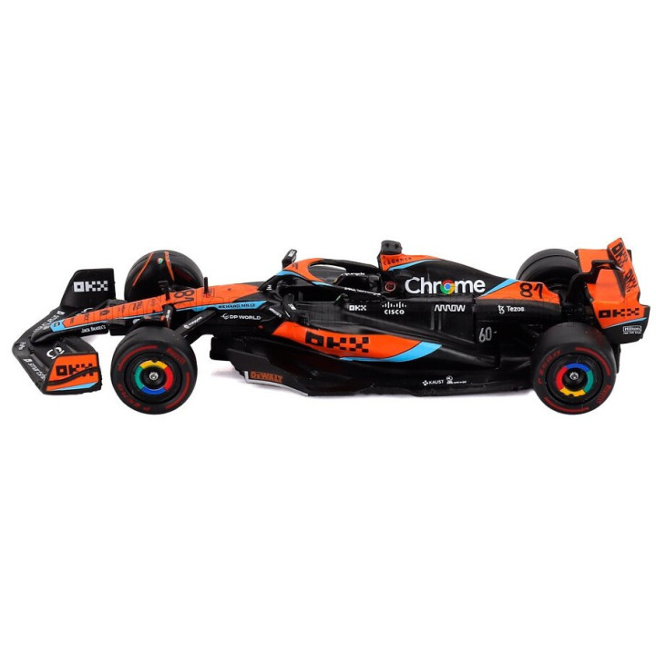 TARMAC McLAREN F1 MCL60 TEAM McLAREN N 81 AUSTRALIAN GP 2023 OSCAR PIASTRI - WHITE ORANGE BLACK 1/64