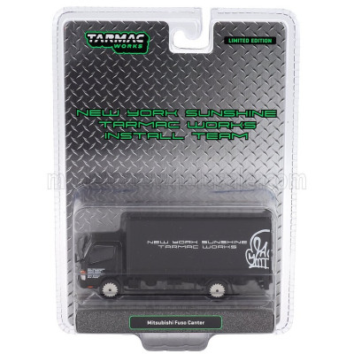 TARMAC MITSUBISHI FUSO TRUCK CANTER BOX NEW YORK SUNSHINE 2010 - BLACK 1/64
