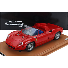 TECNOMODEL FERRARI 330P 4.0L V12 SPIDER PRESS VERSION 1965 - RED 1/18
