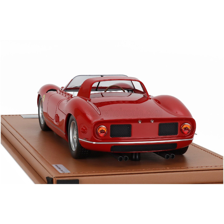 TECNOMODEL FERRARI 330P 4.0L V12 SPIDER PRESS VERSION 1965 - RED 1/18