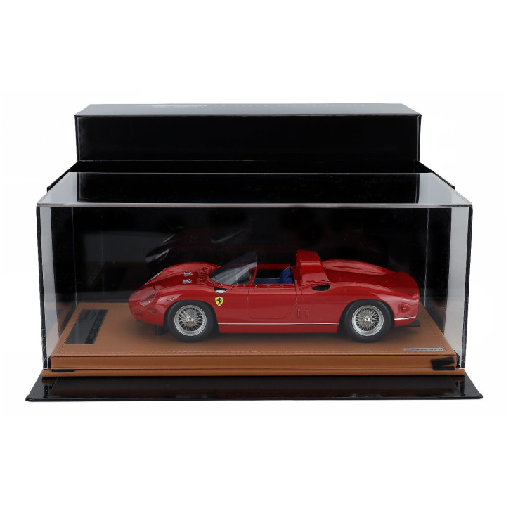 TECNOMODEL FERRARI 330P 4.0L V12 SPIDER PRESS VERSION 1965 - RED 1/18