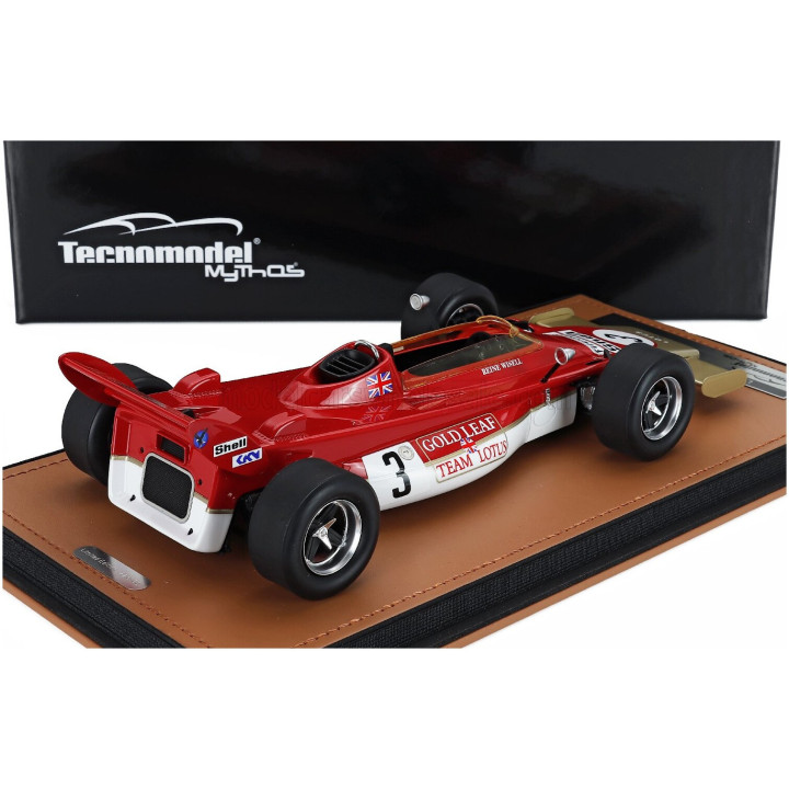 TECNOMODEL LOTUS F1 56B N 3 BRITISH GP 1971 REINE WISELL - RED WHITE GOLD 1/18