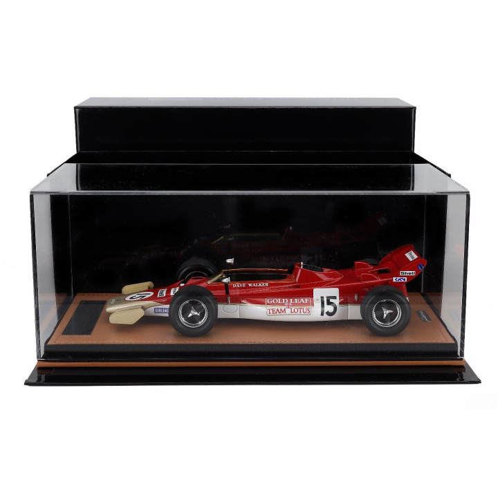 TECNOMODEL LOTUS F1 56B N 15 GP DUTCH 1971 DAVE WALKER - RED WHITE GOLD 1/18
