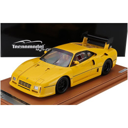 TECNOMODEL FERRARI 288 GTO EVOLUZIONE 1985 - BLACK WHEELS - GIALLO MODENA - YELLOW 1/18