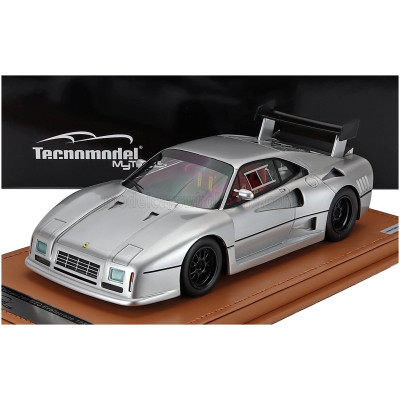TECNOMODEL FERRARI 288 GTO EVOLUZIONE 1985 - BLACK WHEELS - NURBURGRING SILVER 1/18