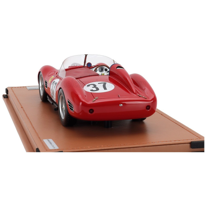 TECNOMODEL FERRARI DINO 196S 1984cc V6 SPIDER N 37 12h SEBRING 1961 WILLIAM HELBURN - SKIP HUDSON - JOHN FULP - RED 1/18
