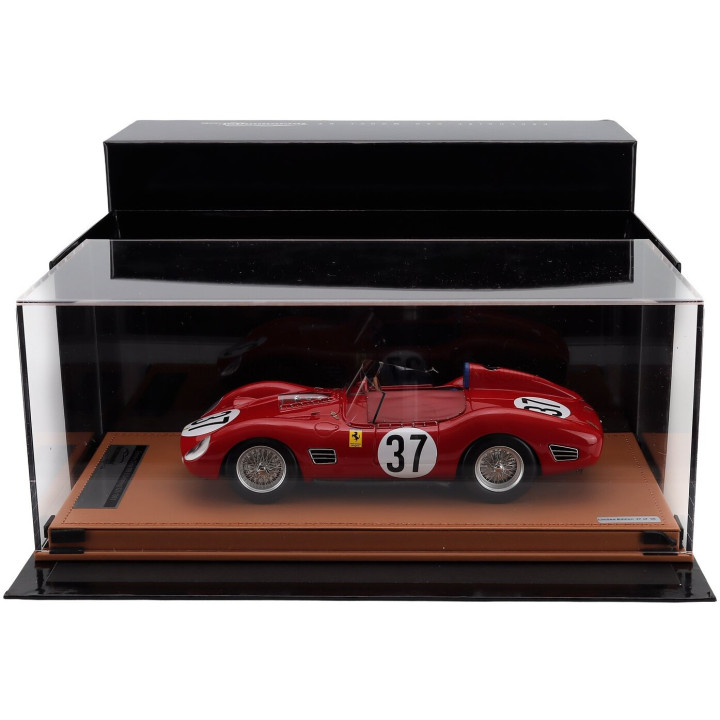 TECNOMODEL FERRARI DINO 196S 1984cc V6 SPIDER N 37 12h SEBRING 1961 WILLIAM HELBURN - SKIP HUDSON - JOHN FULP - RED 1/18