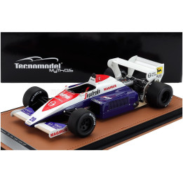 TECNOMODEL TOLEMAN F1 TG184 HART TURBO N 20 USA GP 1984 JOHNNY CECOTTO - BLUE WHITE RED 1/18