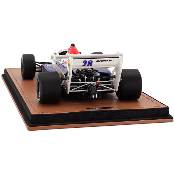 TECNOMODEL TOLEMAN F1 TG184 HART TURBO N 20 USA GP 1984 JOHNNY CECOTTO - BLUE WHITE RED 1/18