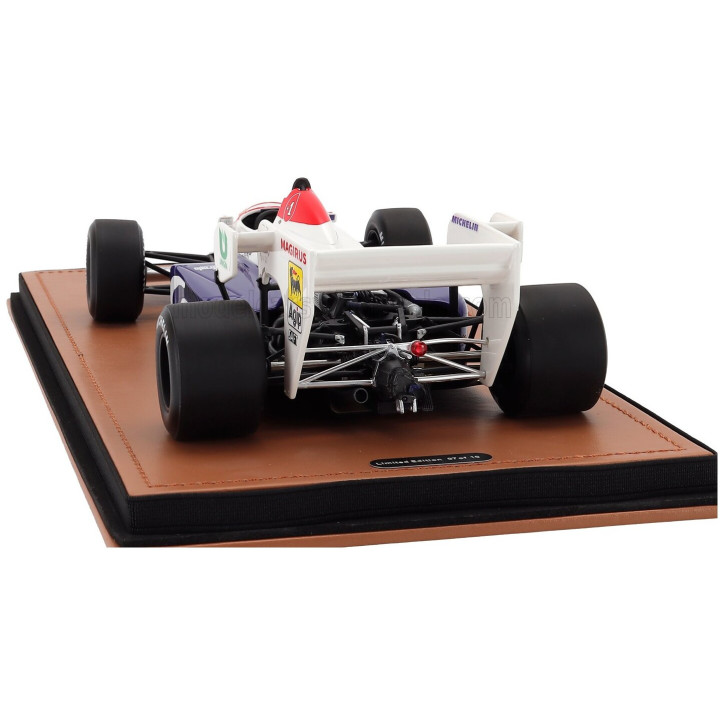 TECNOMODEL TOLEMAN F1 TG184 HART TURBO N 20 PRACTICE ITALY GP 1984 PIERLUIGI MARTINI - BLUE WHITE RED 1/18