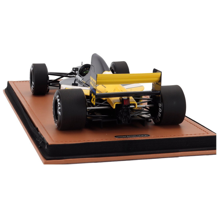 TECNOMODEL MINARDI F1 M191 FORD N 23 MONACO GP 1991 PIERLUIGI MARTINI - BLACK YELLOW WHITE 1/18