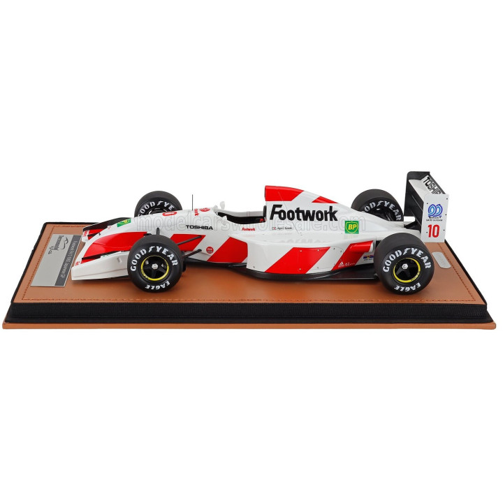 TECNOMODEL FOOTWORK F1 FA13 MUGEN HONDA N 10 JAPAN GP 1992 AGURI SUZUKI - WHITE RED 1/18