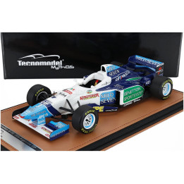 TECNOMODEL BENETTON F1 B196 TEAM RENAULT MILD SEVEN N 3 ARGENTINA GP 1996 JEAN ALESI - WHITE LIGHT BLUE GREEN 1/18