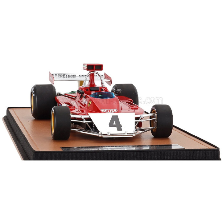 TECNOMODEL FERRARI F1 312 B3 (BROKE NOSE) N 4 CANADA GP 1973 ARTURO MERZARIO - RED WHITE 1/18