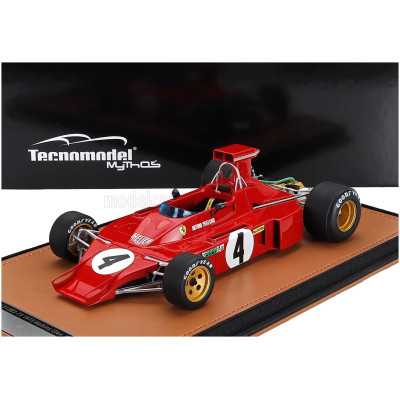 TECNOMODEL FERRARI F1 312 B3 N 4 USA WATKINS GLEN GP 1973 ARTURO MERZARIO - RED 1/18