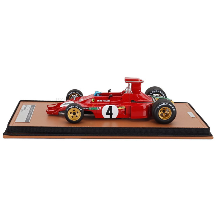 TECNOMODEL FERRARI F1 312 B3 N 4 USA WATKINS GLEN GP 1973 ARTURO MERZARIO - RED 1/18