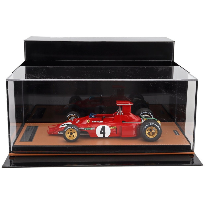 TECNOMODEL FERRARI F1 312 B3 N 4 USA WATKINS GLEN GP 1973 ARTURO MERZARIO - RED 1/18