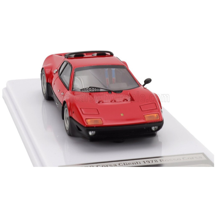TECNOMODEL FERRARI 512BB CORSA CLIENTI 1978 - ROSSO CORSA - RED BLACK 1/43