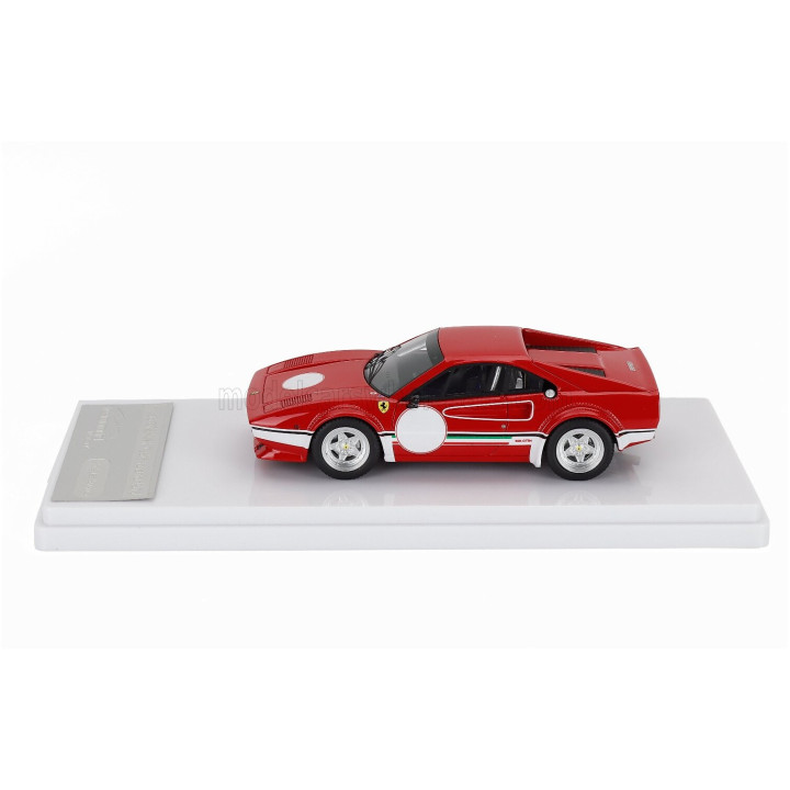 TECNOMODEL FERRARI 308 GTB4 LM N 0 TEST FIORANO ITALY 1976 NIKI LAUDA - RED WHITE 1/43