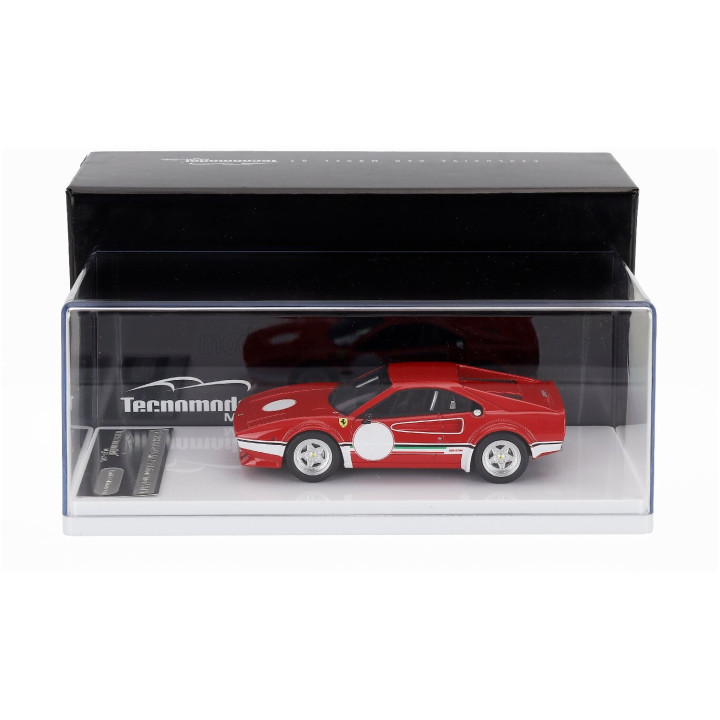 TECNOMODEL FERRARI 308 GTB4 LM N 0 TEST FIORANO ITALY 1976 NIKI LAUDA - RED WHITE 1/43