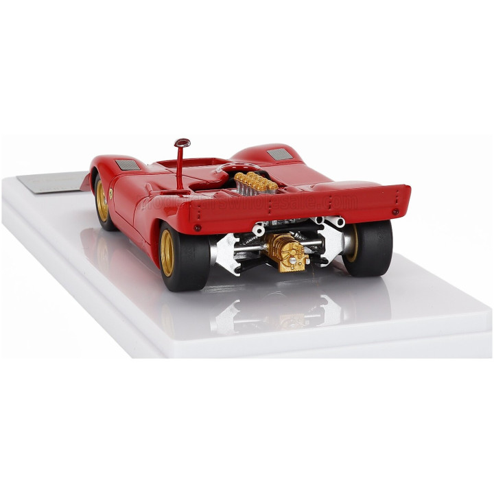 TECNOMODEL FERRARI 612P CAN-AM PRESS VERSION 1969 - RED 1/43