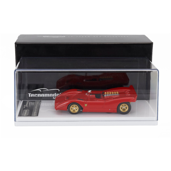 TECNOMODEL FERRARI 612P CAN-AM PRESS VERSION 1969 - RED 1/43