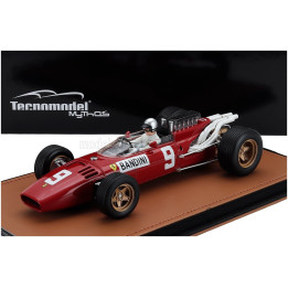 TECNOMODEL FERRARI F1 312 N 9 GERMAN GP (with pilot figure) 1966 LORENZO BANDINI - RED 1/18