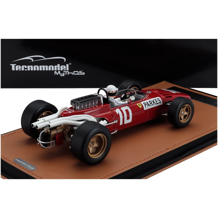TECNOMODEL FERRARI F1 312 N 10 NURBURGRING GP (with pilot figure) 1966 MIKE PARKES - RED 1/18