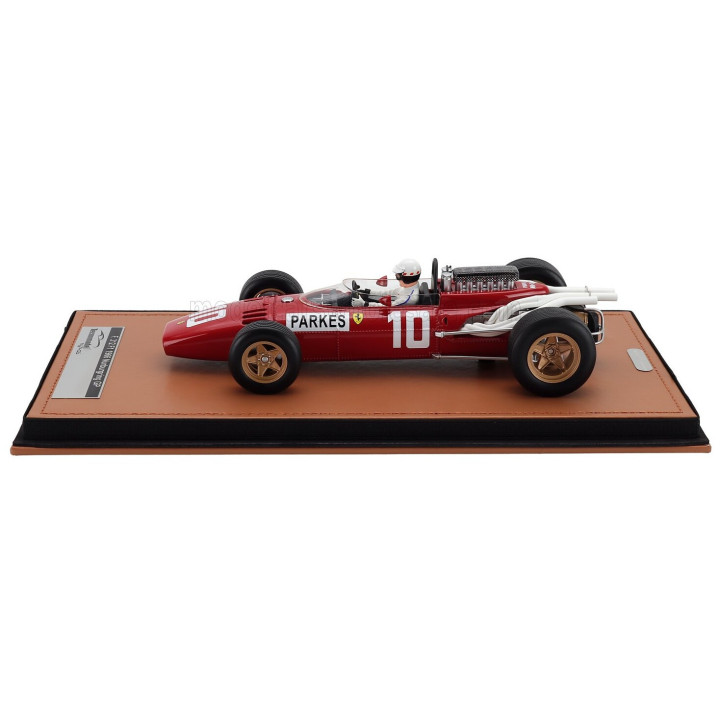 TECNOMODEL FERRARI F1 312 N 10 NURBURGRING GP (with pilot figure) 1966 MIKE PARKES - RED 1/18