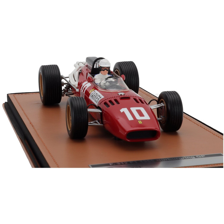 TECNOMODEL FERRARI F1 312 N 10 NURBURGRING GP (with pilot figure) 1966 MIKE PARKES - RED 1/18