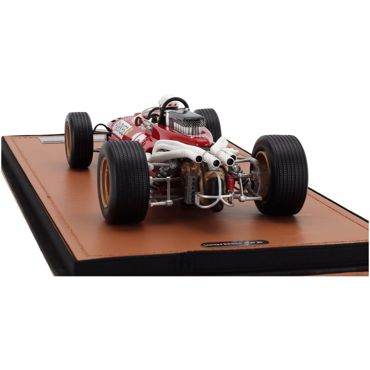 TECNOMODEL FERRARI F1 312 N 10 NURBURGRING GP (with pilot figure) 1966 MIKE PARKES - RED 1/18
