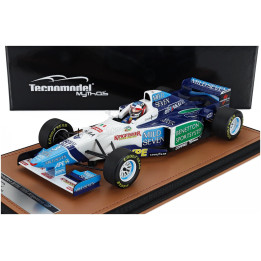 TECNOMODEL BENETTON F1 B196 TEAM RENAULT MILD SEVEN N 3 ARGENTINA GP (with pilot figure) 1996 JEAN ALESI - WHITE LIGHT BLUE