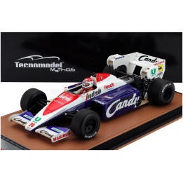 TECNOMODEL TOLEMAN F1 TG184 HART TURBO N 20 PRACTICE ITALY GP (with pilot figure) 1984 PIERLUIGI MARTINI - BLUE WHITE RED 1/18