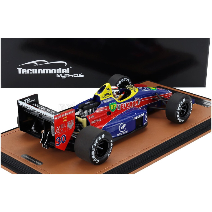 TECNOMODEL LOLA F1 LC88 FORD TEAM LARROUSSE N 30 MONACO GP (with pilot figure) 1988 PHILIPPE ALLIOT - BLUE RED 1/18