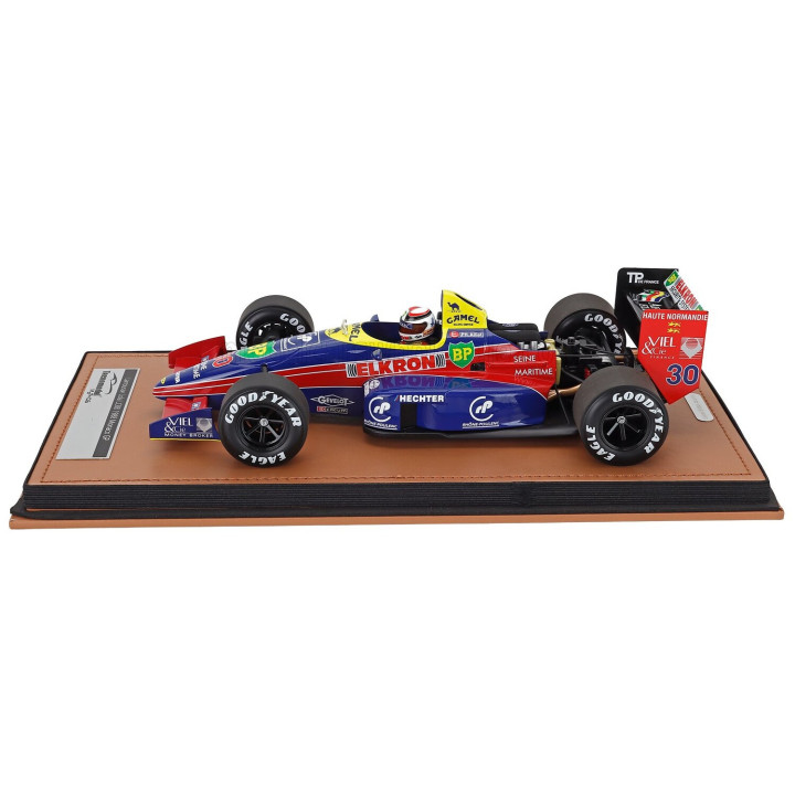 TECNOMODEL LOLA F1 LC88 FORD TEAM LARROUSSE N 30 MONACO GP (with pilot figure) 1988 PHILIPPE ALLIOT - BLUE RED 1/18