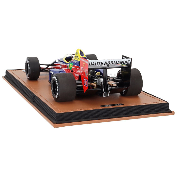TECNOMODEL LOLA F1 LC88 FORD TEAM LARROUSSE N 30 MONACO GP (with pilot figure) 1988 PHILIPPE ALLIOT - BLUE RED 1/18