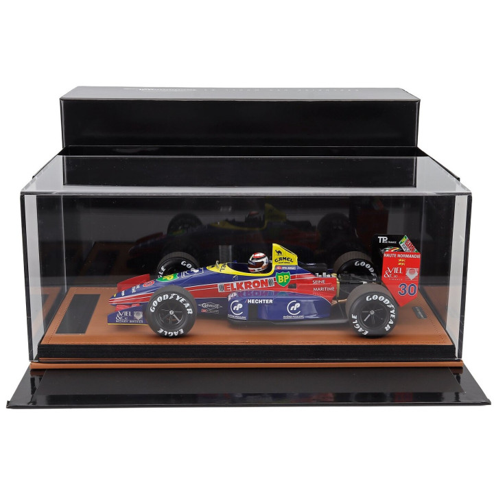 TECNOMODEL LOLA F1 LC88 FORD TEAM LARROUSSE N 30 MONACO GP (with pilot figure) 1988 PHILIPPE ALLIOT - BLUE RED 1/18