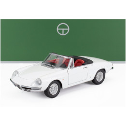 TOURING MODELCARS ALFA ROMEO DUETTO SPIDER 1600 CODA TONDA 1966 - WHITE BLACK 1/18