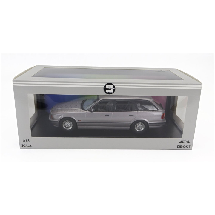 TRIPLE9 BMW 5-SERIES TOURING (E34) SW STATION WAGON 1996 - SILVER 1/18
